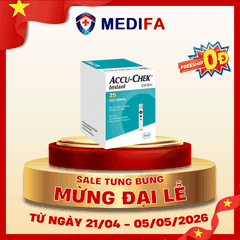 Hộp 25 que thử đường huyết ACCU-CHEK Instant