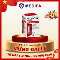 Hộp 25 que thử đường huyết ACCU-CHEK Performa
