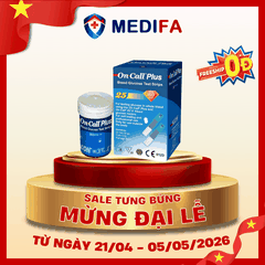 Hộp 25 que thử đường huyết On Call Plus - dạng lọ