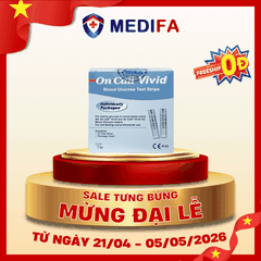 Hộp 25 que thử đường huyết On Call Vivid