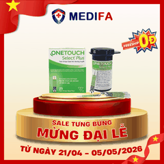Hộp 25 que thử đường huyết OneTouch Select Plus