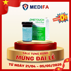 Hộp 25 que thử đường huyết OneTouch Ultra Plus