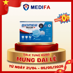 Hộp 50 Khẩu Trang Y Tế Biomeq Mask+