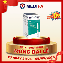 Hộp 50 que thử đường huyết ACCU-CHEK Active
