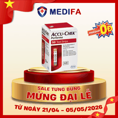 Hộp 50 que thử đường huyết ACCU-CHEK Performa