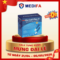 Hộp 50 que thử đường huyết On Call Plus (2 lọ x 25 que)