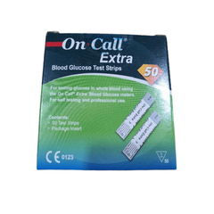 Hộp 50 que thử đường huyết On Call Extra