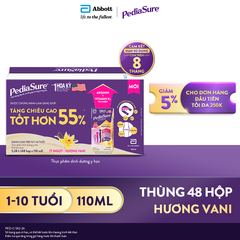 Sữa Nước Pediasure Hương Vani 110ml Từ 1 - 10 Tuổi