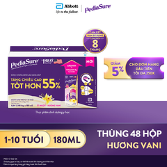Sữa Nước Pediasure Hương Vani 180ml Từ 1 - 10 Tuổi