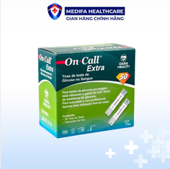 Hộp 50 que thử đường huyết On Call Extra