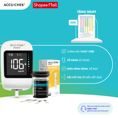[COMBO] Máy Đo Đường Huyết ACCU-CHEK® Instant Kèm Hộp 25 Que Thử  & 25 Kim SoftClix - MG/DL