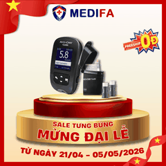 [COMBO] Máy Đo Đường Huyết ACCU-CHEK® Guide Kèm Hộp 25 Que Thử & 24 Kim FastClix - MG/DL