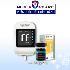 [COMBO] Máy Đo Đường Huyết ACCU-CHEK® Instant Kèm Hộp 25 Que Thử  & 25 Kim SoftClix - MG/DL