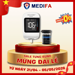 [COMBO] Máy Đo Đường Huyết ACCU-CHEK® Instant Kèm Hộp 50 Que Thử - MMOL/L
