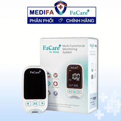 Máy Đo Đường Huyết, Mỡ Máu, Axit Uric 5 Trong 1 FaCare FC-M168 Có Kết Nối BlueTooth