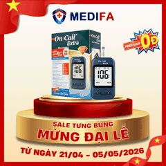 Máy đo đường huyết On Call Extra (mg/dL) - không kèm que