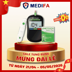 [COMBO] Máy Đo Đường Huyết OneTouch Select Plus Simple (MMOL/L) & 25 Que Thử Đường Huyết