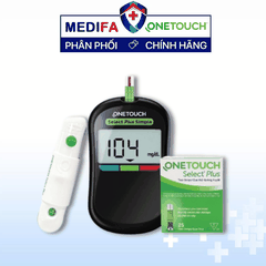 [COMBO] Máy Đo Đường Huyết OneTouch Select Plus Simple (MMOL/L) & 25 Que Thử Đường Huyết