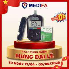 [COMBO] Máy Đo Đường Huyết OneTouch Ultra Plus Flex (MMOL/L) Kèm Hộp 25 Que Thử