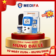 Máy Đo Đường Huyết Sinocare Safe-Accu 2 - MMOL/L