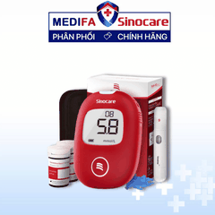 [COMBO] Máy Đo Đường Huyết Sinocare Safe AQ Smart (MMOL/L) Kèm 50 Que Thử & 50 Kim Lấy Máu