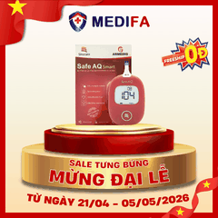 Máy đo đường huyết Sinocare Safe AQ Smart (Mmol/L) - không kèm que