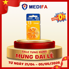 Pin MAXELL 13 (PR48) cho máy trợ thính HB-23P - Vỉ 6 viên
