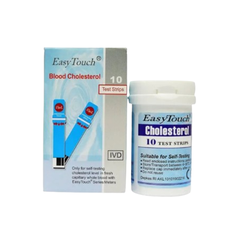 Hộp 10 Que thử mỡ máu Cholesterol Easy Touch