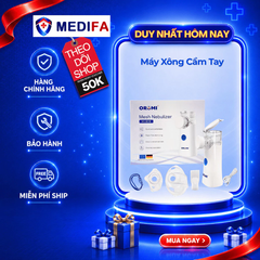 Máy Xông Cầm Tay Oromi MX-601B, Công Nghệ Lưới Dung SIêu Âm Tiên Tiến, Hạt Sương Mịn, BH 24 Tháng
