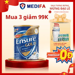 Sữa Ensure Gold hương Vani mới 800g