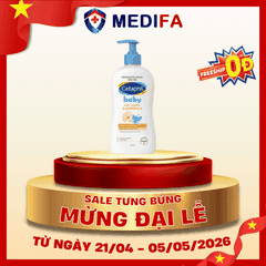 Sữa tắm gội cho bé Cetaphil Baby Gentle Wash & Shampoo With Organic Calendula 400ml