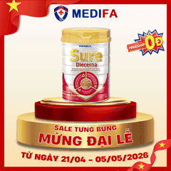 Sữa Bột Vinamilk Sure Diecerna Hộp Thiếc 900g