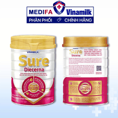 Sữa Bột Vinamilk Sure Diecerna Hộp Thiếc 900g