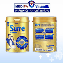 Sữa Bột Vinamilk Sure Prevent Hộp Thiếc 900g