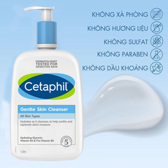 Sữa rửa mặt Cetaphil Gentle Skin Cleanser 1000ml