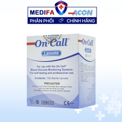 Hộp 100 kim chích máu đường huyết On Call®