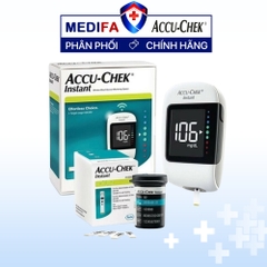 [COMBO] Máy Đo Đường Huyết ACCU-CHEK® Instant Kèm Hộp 25 Que Thử  & 25 Kim SoftClix - MG/DL