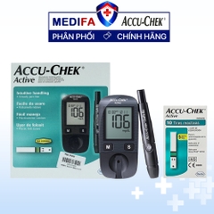 [COMBO] Máy Đo Đường Huyết ACCU-CHEK® Active Kèm Hộp 50 Que Thử - MMOL/L
