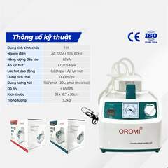 Máy Hút Dịch 1 Bình Oromi SS-6A (15L)