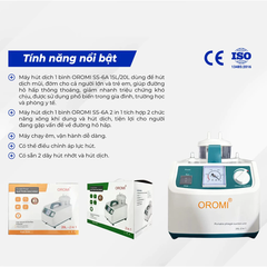Máy Hút Dịch 1 Bình Oromi SS-6A (18L-20L)