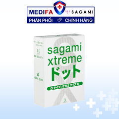 Hộp 3 Chiếc Bao Cao Su Sagami White Box