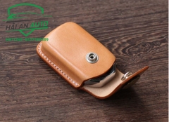 Bao da chìa khóa smartkey Honda handmade - Mẫu cúc bấm