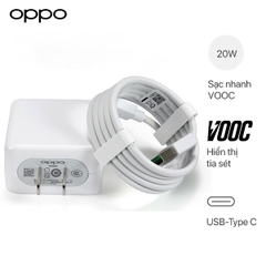 Bộ Sạc Nhanh VOOC 3.0 20W Cho Realme 5 Pro - Hàng Chính Hãng