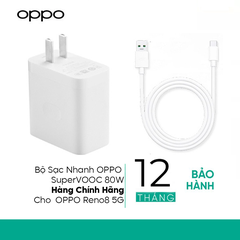 Bộ Sạc Siêu Nhanh SuperVOOC 3.0 80W Cho OPPO Reno10 Pro 5G - Hàng Chính Hãng