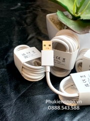 Cáp Sạc Nhanh Oppo VOOC USB Type C (Lõi Trắng) - Dài 1 mét - Hàng Chính Hãng