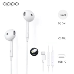 Tai Nghe Oppo Reno2/Reno 2F - Jack USB-C - Hàng Chính Hãng - Fullbox
