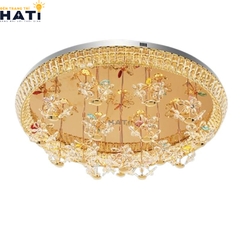 Đèn ốp trần pha lê tròn Berthe
