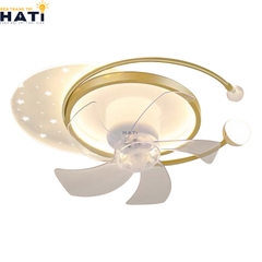 Quạt ốp trần Galaxy màu vàng