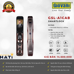 Khóa vân tay cửa gỗ Giovani GSL-A1C
