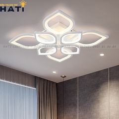 Đèn ốp trần led hoa sen 8 cánh